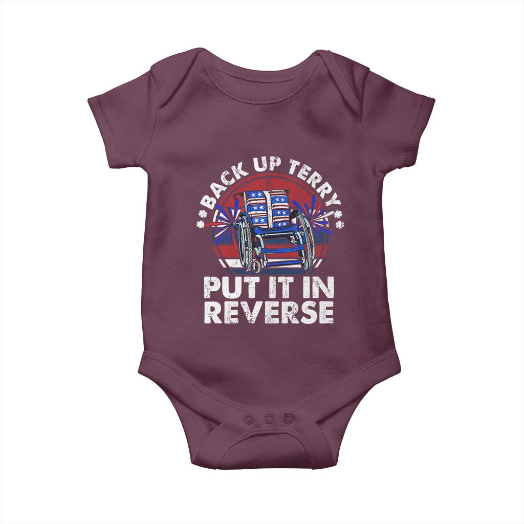 Back It Up Terry Put It In Reverse Baby Onesie Funny 4th Of July - Wonder Print Shop