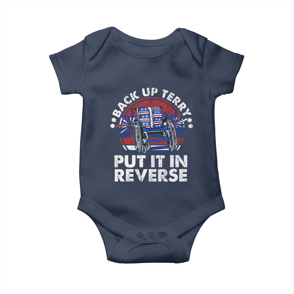 Back It Up Terry Put It In Reverse Baby Onesie Funny 4th Of July - Wonder Print Shop