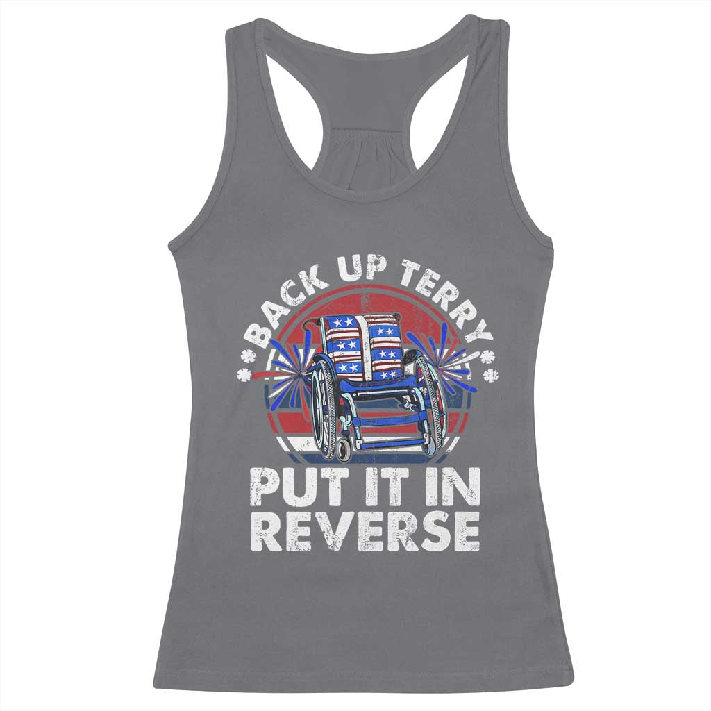 Back It Up Terry Put It In Reverse Racerback Tank Top Funny 4th Of July - Wonder Print Shop