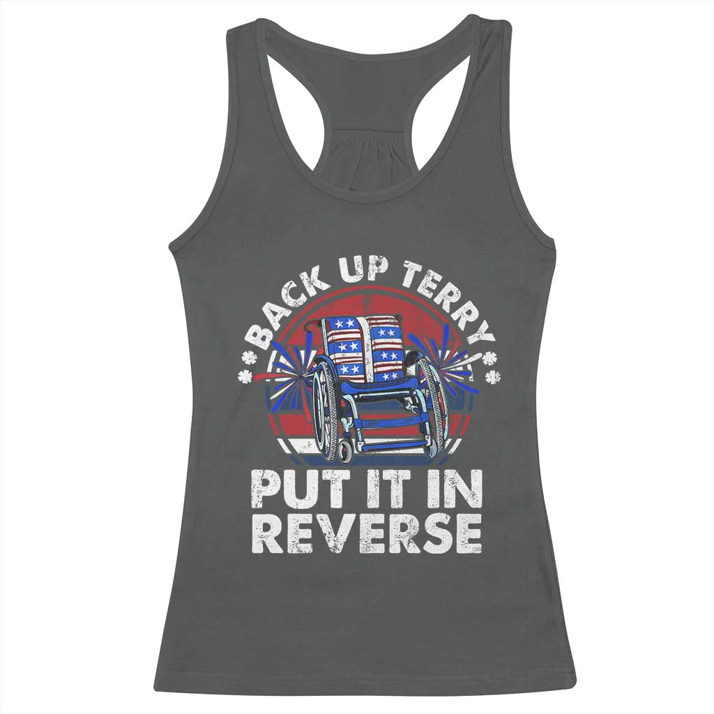 Back It Up Terry Put It In Reverse Racerback Tank Top Funny 4th Of July - Wonder Print Shop