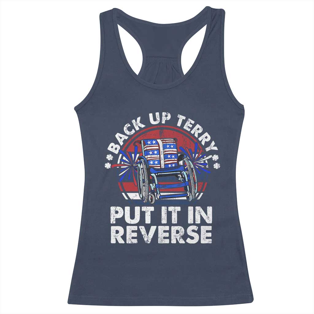 Back It Up Terry Put It In Reverse Racerback Tank Top Funny 4th Of July - Wonder Print Shop