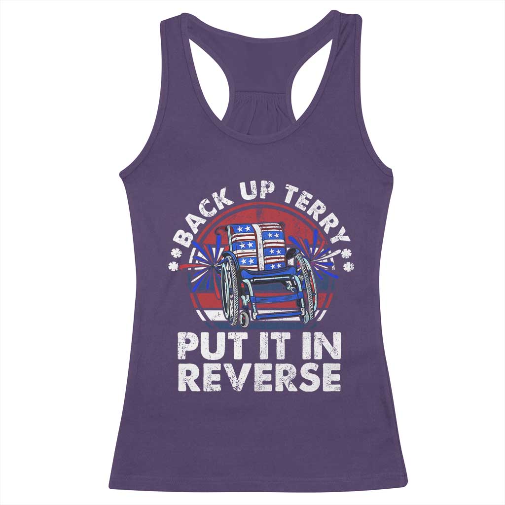 Back It Up Terry Put It In Reverse Racerback Tank Top Funny 4th Of July - Wonder Print Shop