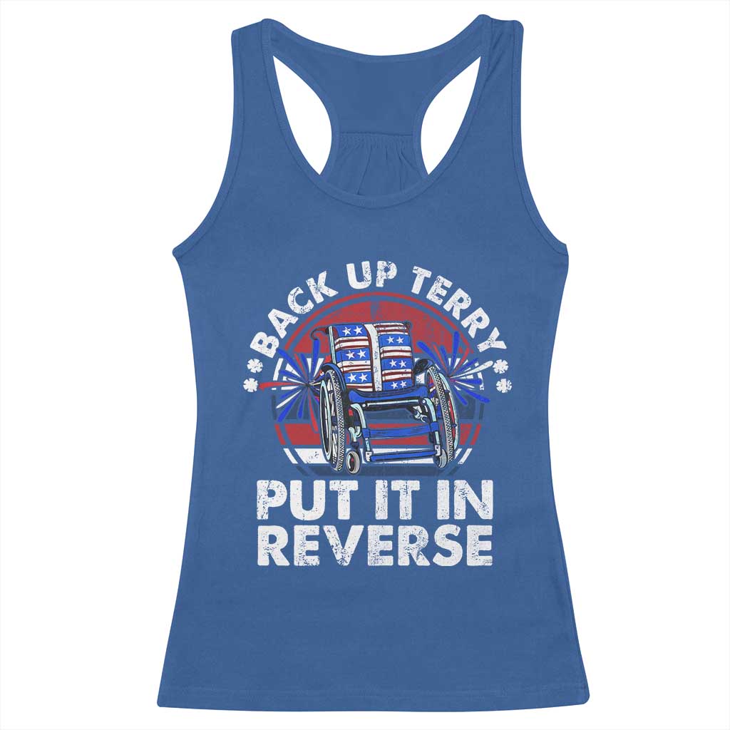 Back It Up Terry Put It In Reverse Racerback Tank Top Funny 4th Of July - Wonder Print Shop