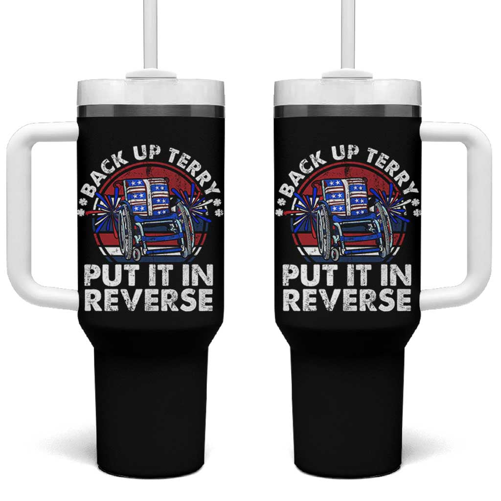 Back It Up Terry Put It In Reverse Tumbler With Handle Funny 4th Of July - Wonder Print Shop
