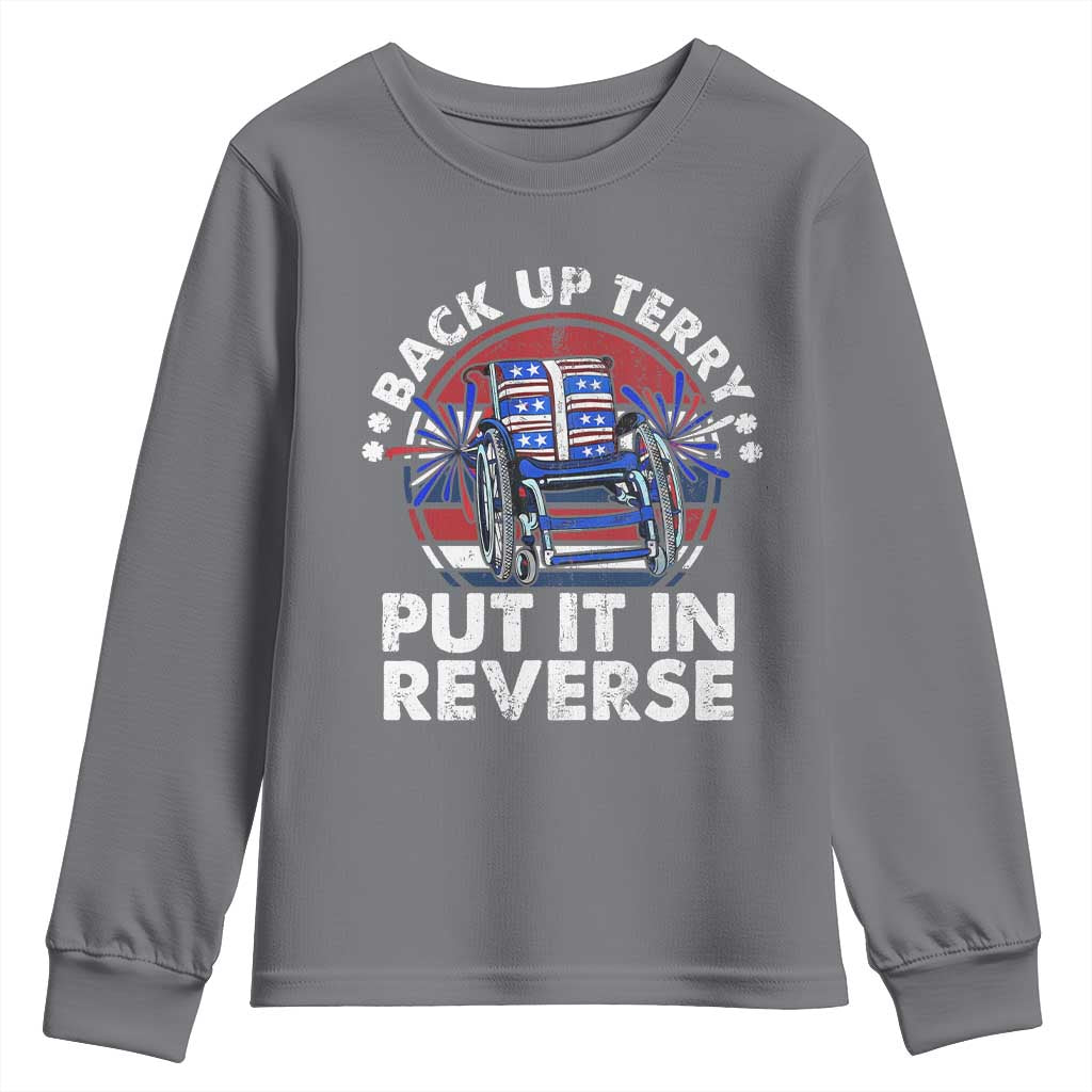 Back It Up Terry Put It In Reverse Youth Sweatshirt Funny 4th Of July - Wonder Print Shop