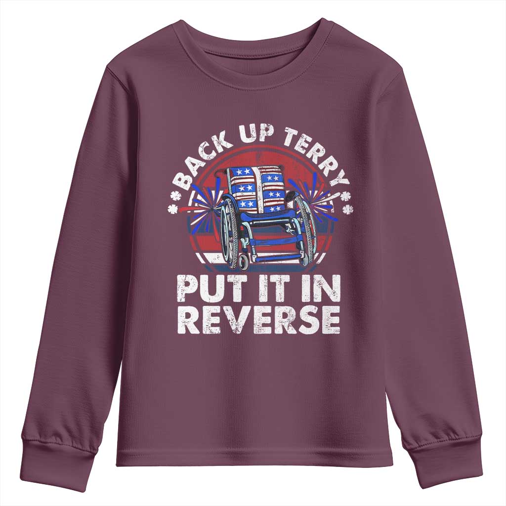 Back It Up Terry Put It In Reverse Youth Sweatshirt Funny 4th Of July - Wonder Print Shop
