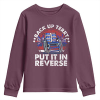 Back It Up Terry Put It In Reverse Youth Sweatshirt Funny 4th Of July - Wonder Print Shop