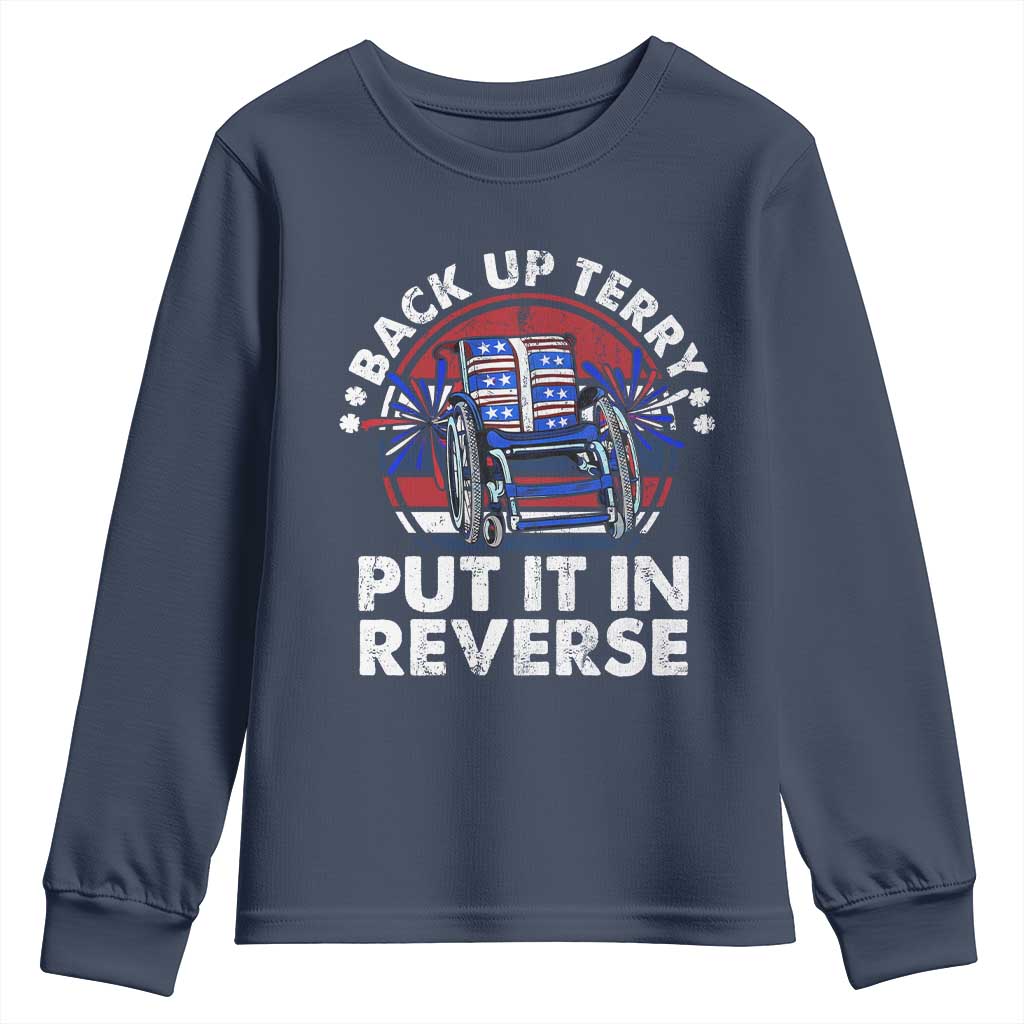 Back It Up Terry Put It In Reverse Youth Sweatshirt Funny 4th Of July - Wonder Print Shop