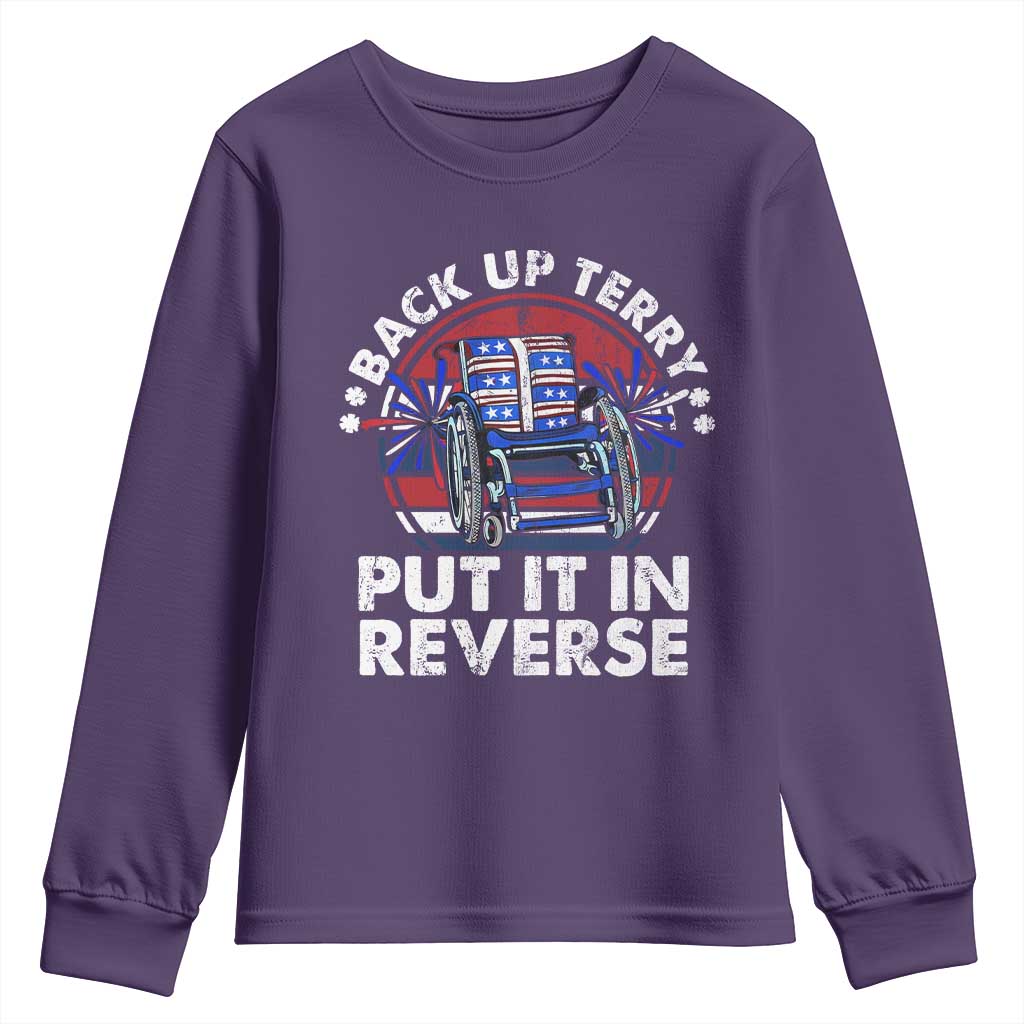 Back It Up Terry Put It In Reverse Youth Sweatshirt Funny 4th Of July - Wonder Print Shop