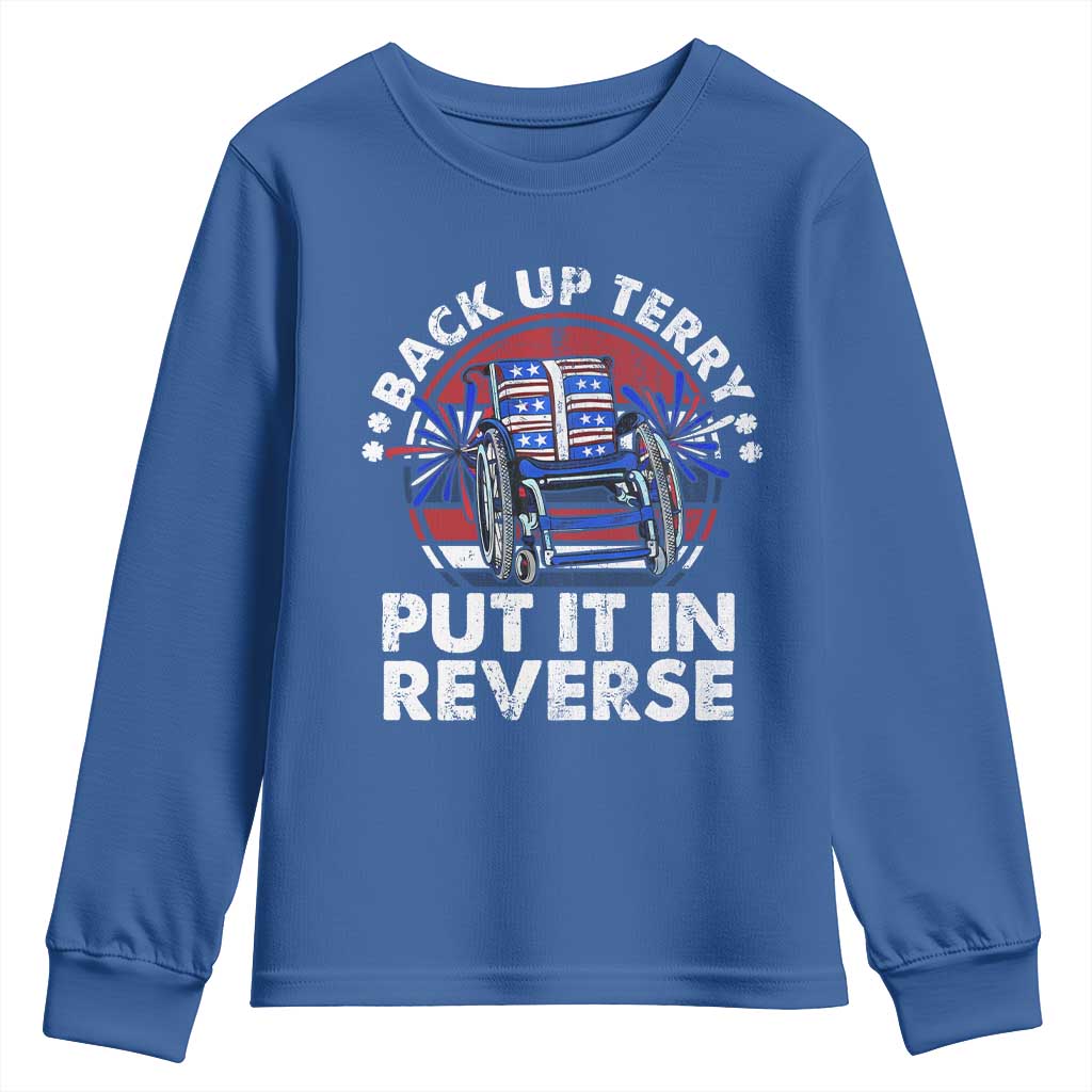 Back It Up Terry Put It In Reverse Youth Sweatshirt Funny 4th Of July - Wonder Print Shop