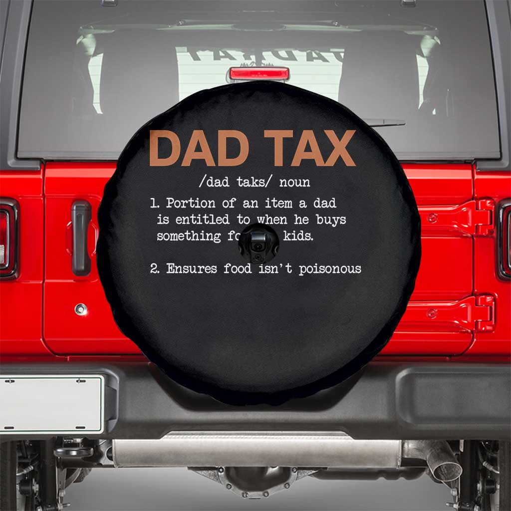 Dad Tax Spare Tire Cover Funny Fathers Day