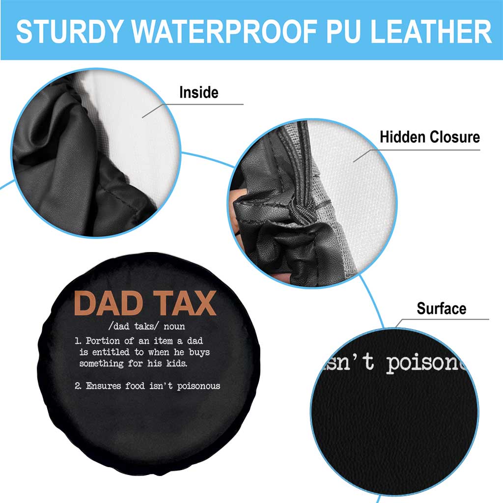 Dad Tax Spare Tire Cover Funny Fathers Day