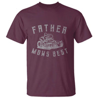 Father Mows Best T Shirt Funny Lawn Mowing Mower Dad Father’s Day