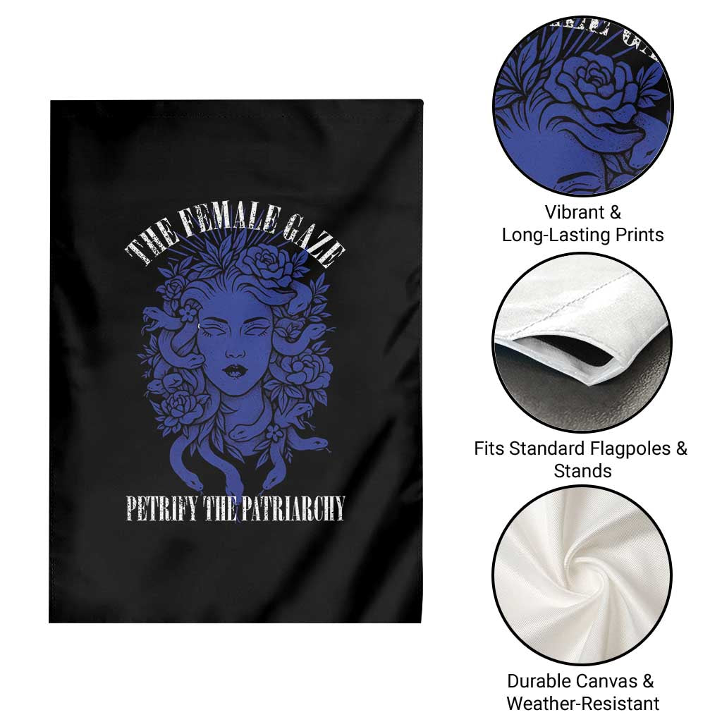 Medusa Feminist Garden Flag Womens Rights Mythical Empowerment Graphic - Wonder Print Shop