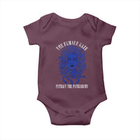 Medusa Feminist Baby Onesie Womens Rights Mythical Empowerment Graphic - Wonder Print Shop