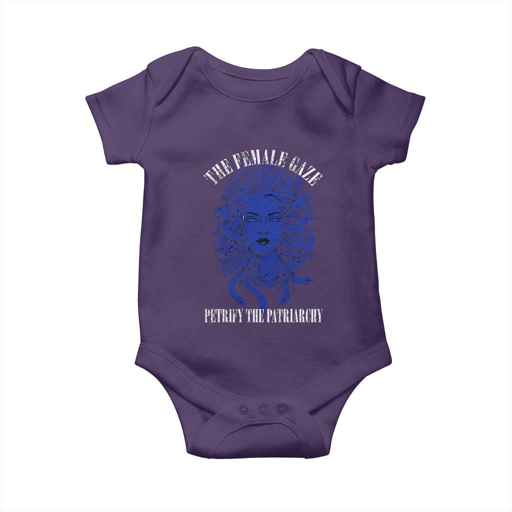 Medusa Feminist Baby Onesie Womens Rights Mythical Empowerment Graphic - Wonder Print Shop