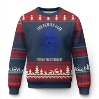 Medusa Feminist Ugly Christmas Sweater Womens Rights Mythical Empowerment Graphic - Wonder Print Shop
