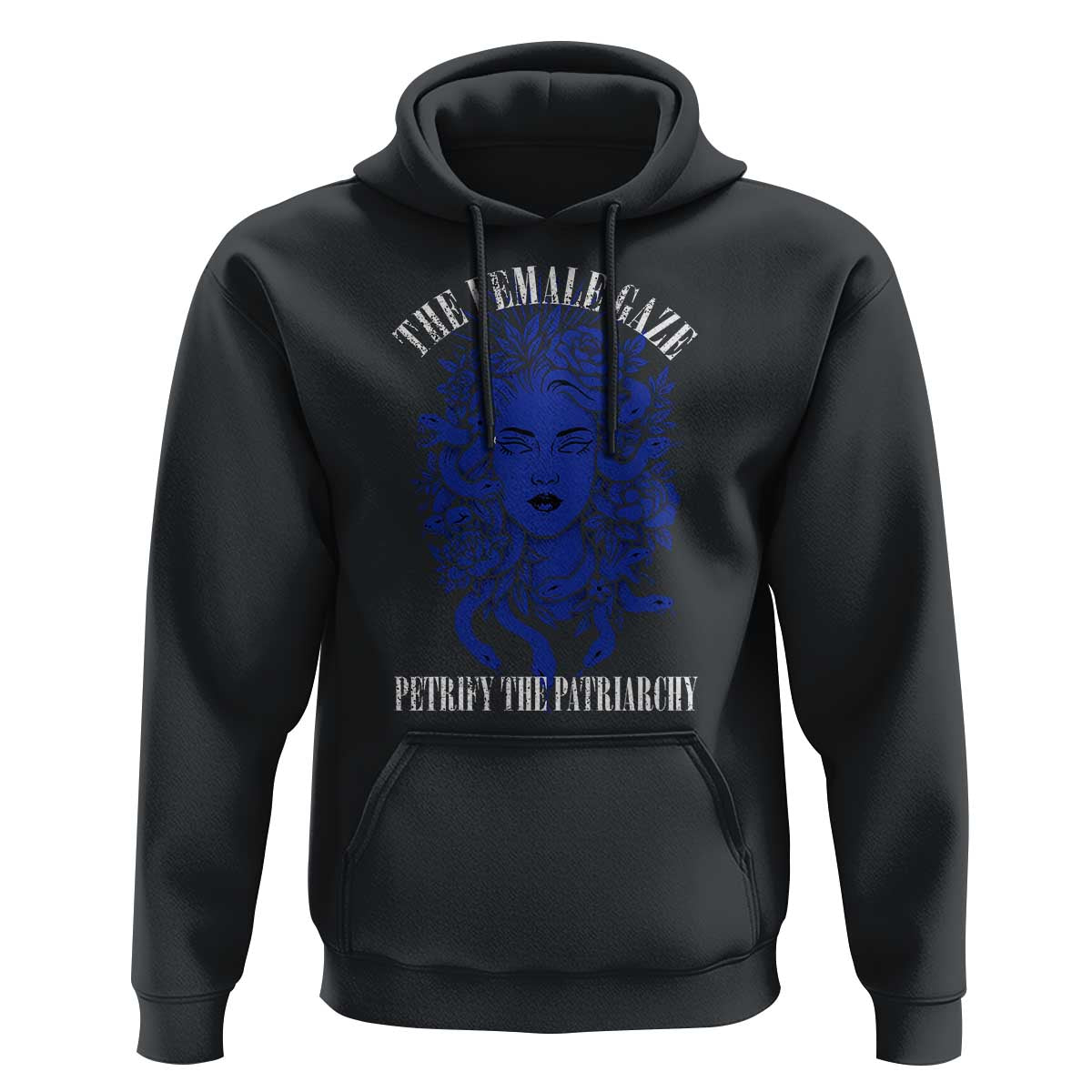 Medusa Feminist Hoodie Womens Rights Mythical Empowerment Graphic - Wonder Print Shop