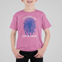 Medusa Feminist T Shirt For Kid Womens Rights Mythical Empowerment Graphic - Wonder Print Shop