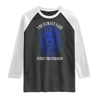 Medusa Feminist Raglan Shirt Womens Rights Mythical Empowerment Graphic - Wonder Print Shop