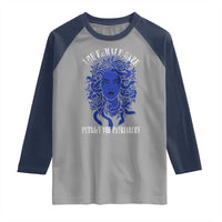 Medusa Feminist Raglan Shirt Womens Rights Mythical Empowerment Graphic - Wonder Print Shop