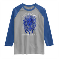 Medusa Feminist Raglan Shirt Womens Rights Mythical Empowerment Graphic - Wonder Print Shop