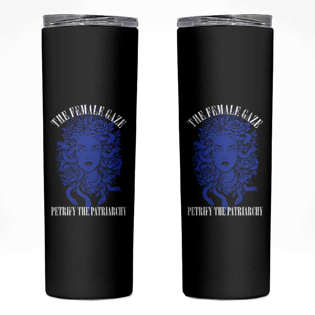 Medusa Feminist Skinny Tumbler Womens Rights Mythical Empowerment Graphic - Wonder Print Shop