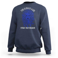 Medusa Feminist Sweatshirt Womens Rights Mythical Empowerment Graphic - Wonder Print Shop