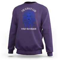 Medusa Feminist Sweatshirt Womens Rights Mythical Empowerment Graphic - Wonder Print Shop