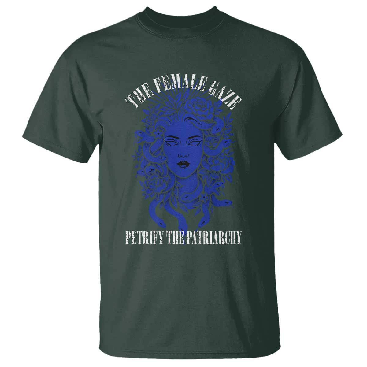 Medusa Feminist T Shirt Womens Rights Mythical Empowerment Graphic - Wonder Print Shop