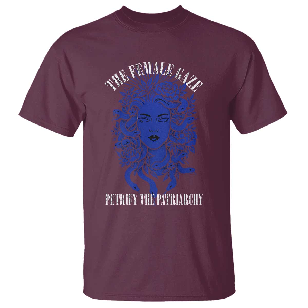 Medusa Feminist T Shirt Womens Rights Mythical Empowerment Graphic - Wonder Print Shop