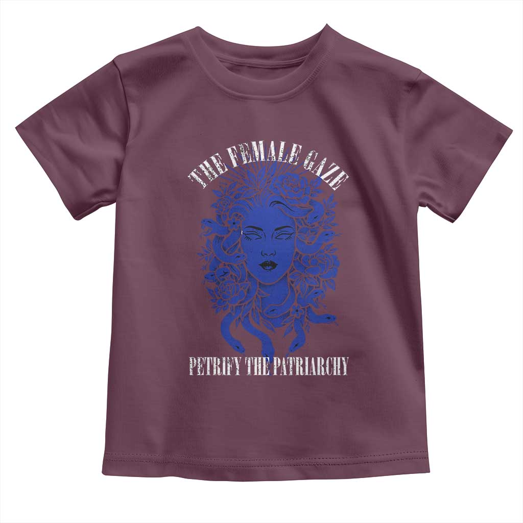 Medusa Feminist Toddler T Shirt Womens Rights Mythical Empowerment Graphic - Wonder Print Shop