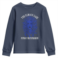 Medusa Feminist Youth Sweatshirt Womens Rights Mythical Empowerment Graphic - Wonder Print Shop