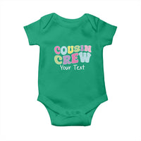 Personalized Matching Cousin Crew Baby Onesie Custom Name Retro Family Reunion Cousins Vacation - Wonder Print Shop