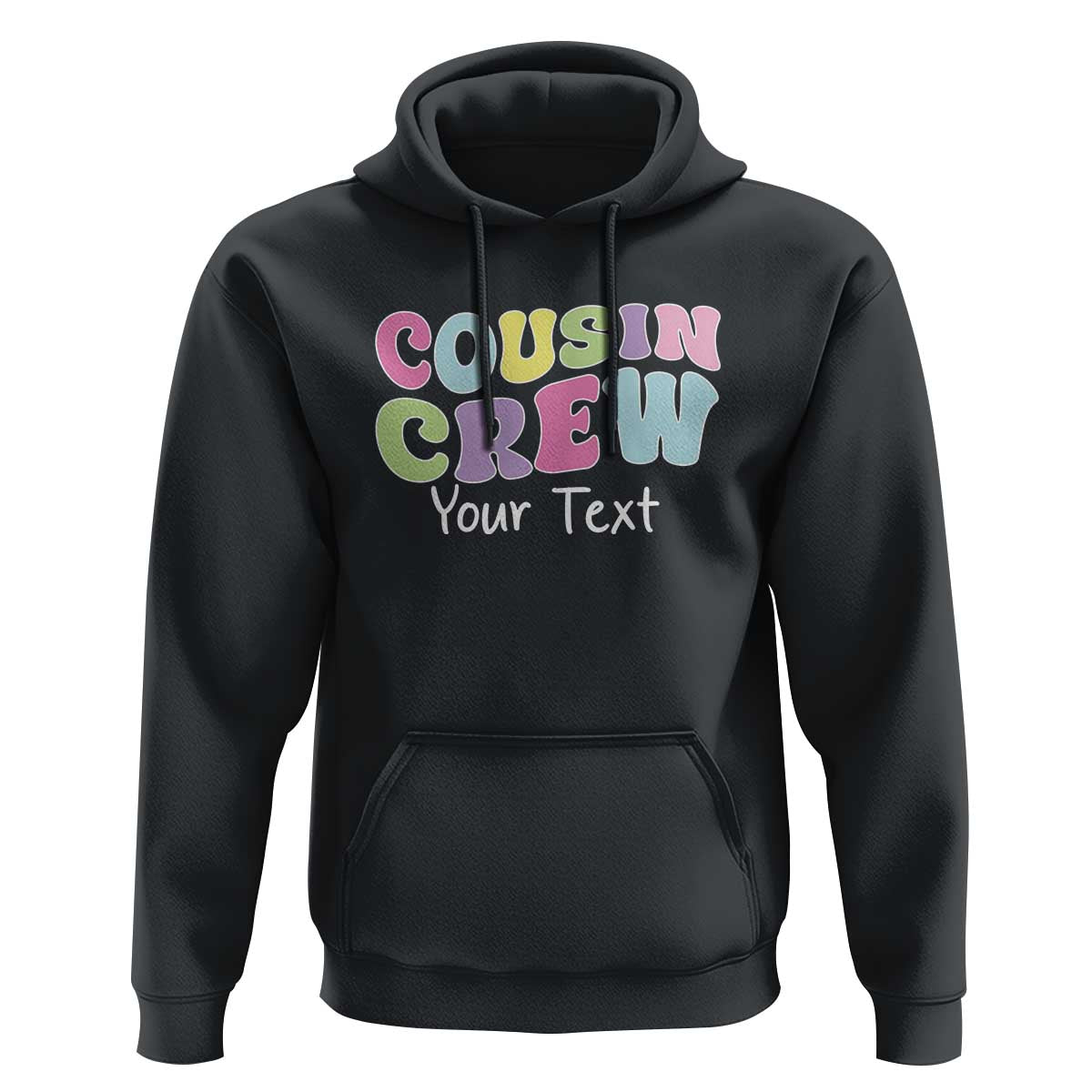 Personalized Matching Cousin Crew Hoodie Custom Name Retro Family Reunion Cousins Vacation - Wonder Print Shop
