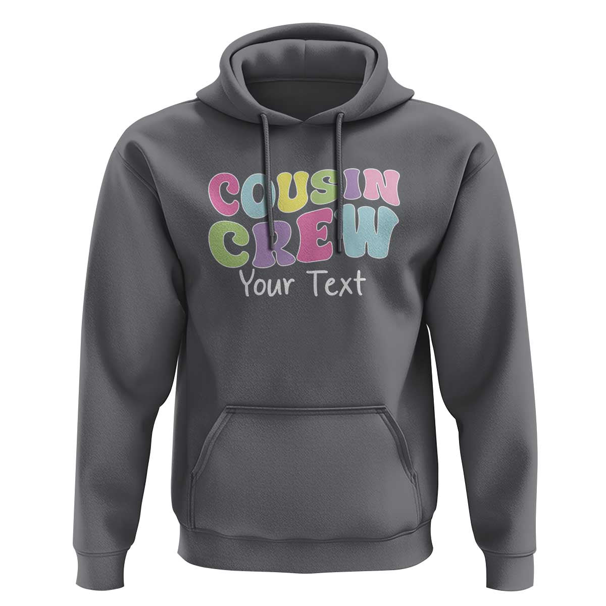 Personalized Matching Cousin Crew Hoodie Custom Name Retro Family Reunion Cousins Vacation - Wonder Print Shop