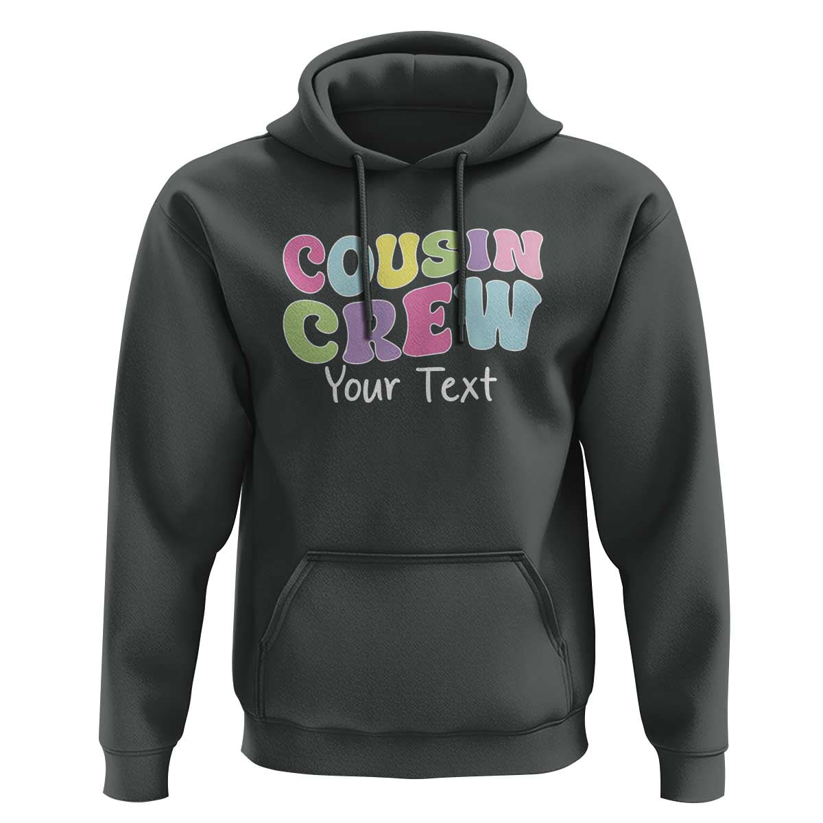 Personalized Matching Cousin Crew Hoodie Custom Name Retro Family Reunion Cousins Vacation - Wonder Print Shop
