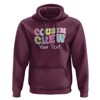 Personalized Matching Cousin Crew Hoodie Custom Name Retro Family Reunion Cousins Vacation - Wonder Print Shop
