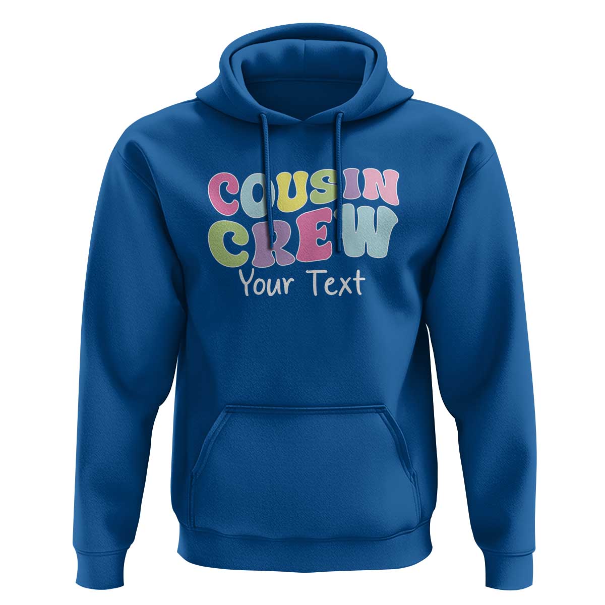 Personalized Matching Cousin Crew Hoodie Custom Name Retro Family Reunion Cousins Vacation - Wonder Print Shop