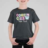 Personalized Matching Cousin Crew T Shirt For Kid Custom Name Retro Family Reunion Cousins Vacation - Wonder Print Shop