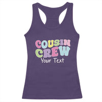 Personalized Matching Cousin Crew Racerback Tank Top Custom Name Retro Family Reunion Cousins Vacation - Wonder Print Shop