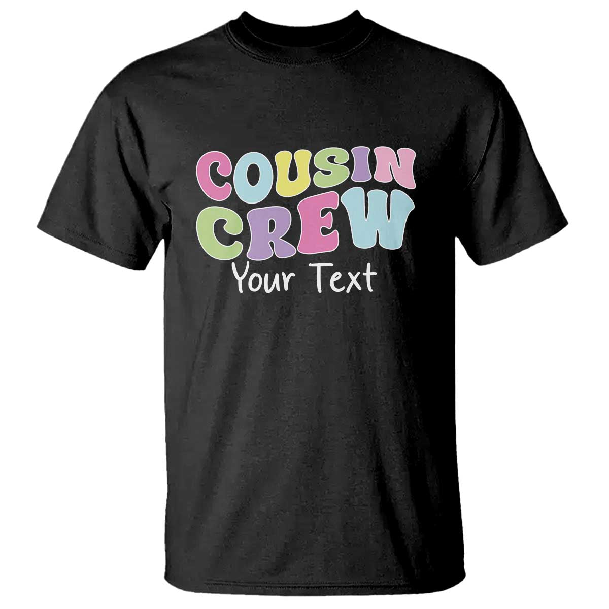 Personalized Matching Cousin Crew T Shirt Custom Name Retro Family Reunion Cousins Vacation - Wonder Print Shop