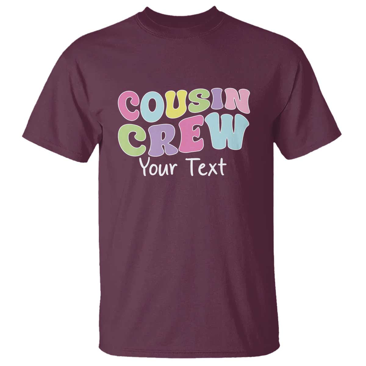 Personalized Matching Cousin Crew T Shirt Custom Name Retro Family Reunion Cousins Vacation - Wonder Print Shop