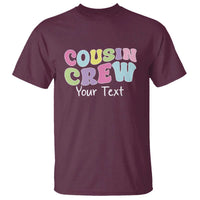 Personalized Matching Cousin Crew T Shirt Custom Name Retro Family Reunion Cousins Vacation - Wonder Print Shop