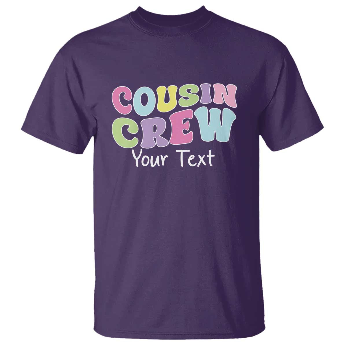 Personalized Matching Cousin Crew T Shirt Custom Name Retro Family Reunion Cousins Vacation - Wonder Print Shop