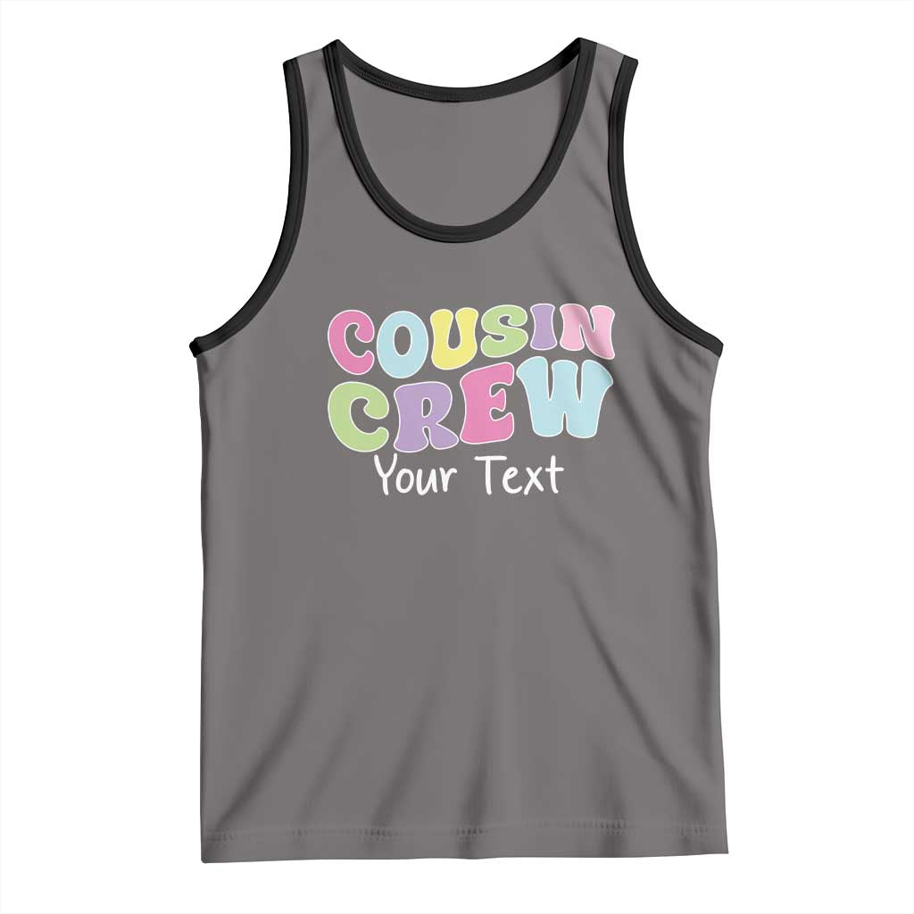 Personalized Matching Cousin Crew Tank Top Custom Name Retro Family Reunion Cousins Vacation - Wonder Print Shop