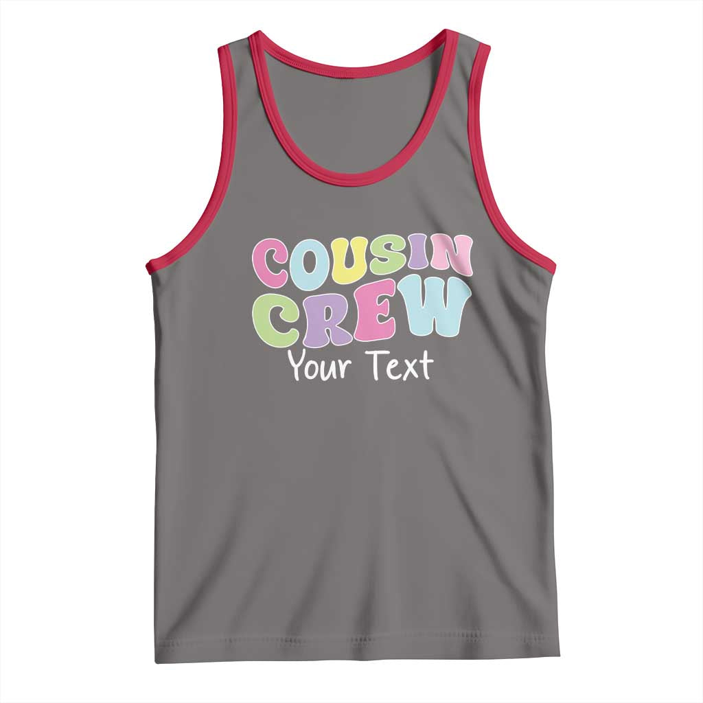 Personalized Matching Cousin Crew Tank Top Custom Name Retro Family Reunion Cousins Vacation - Wonder Print Shop