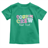 Personalized Matching Cousin Crew Toddler T Shirt Custom Name Retro Family Reunion Cousins Vacation - Wonder Print Shop