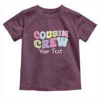 Personalized Matching Cousin Crew Toddler T Shirt Custom Name Retro Family Reunion Cousins Vacation - Wonder Print Shop