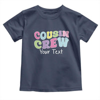 Personalized Matching Cousin Crew Toddler T Shirt Custom Name Retro Family Reunion Cousins Vacation - Wonder Print Shop